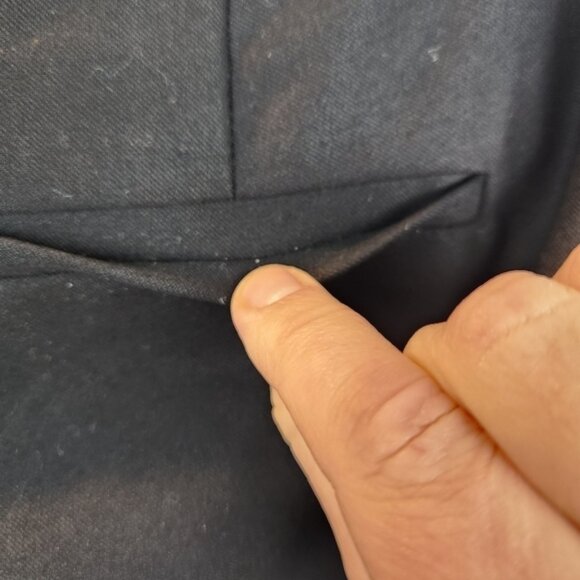 Maje wool blend pants with side satin side M(38) in EUC - Picture 7 of 9